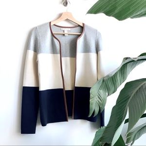 BR Color Block Cardigan